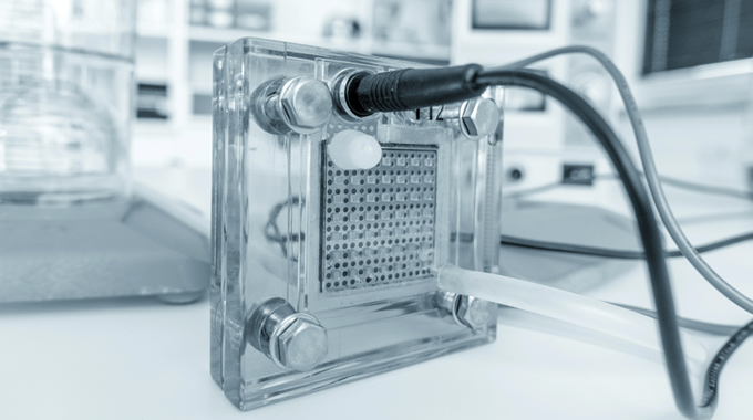 Hydrogen fuel cell in the lab